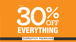 Dorothy Perkins дарит скидку в 30% на все!