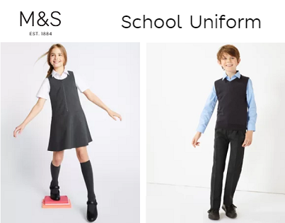 В интернет-магазине M&S на четверть снижены цены на школьную форму 
