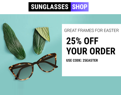 Пасхальные скидки на солнцезащитные очки от Sunglasses Shop