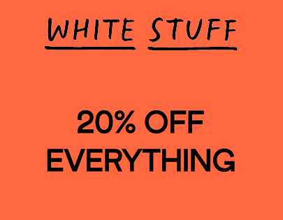 White Stuff дарит скидку 20% на весь ассортимент 