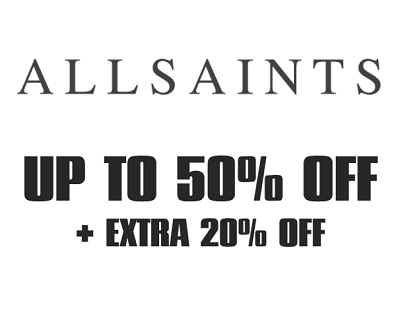 Дополнительные минус 20% на распродаже All Saints 