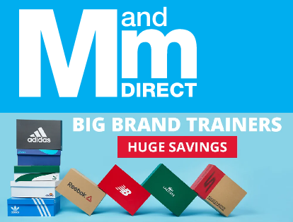 MandM Direct снижает цены на кроссовки известных брендов 