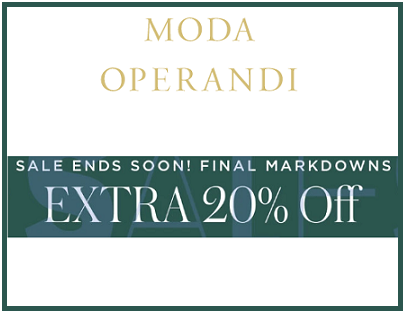 Дополнительные скидки на распродаже Moda Operandi