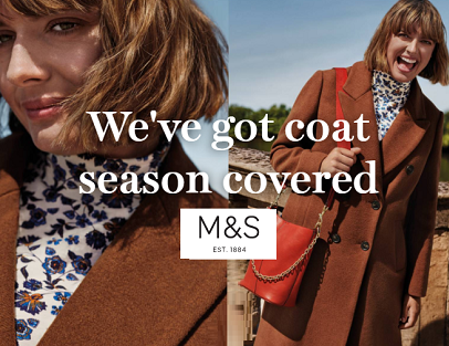Коллекция верхней одежды M&S для стильной встречи холодов 