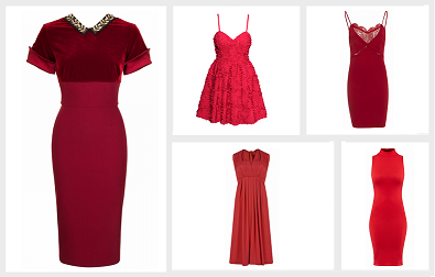 Пять моделей сногсшибательных красных платьев